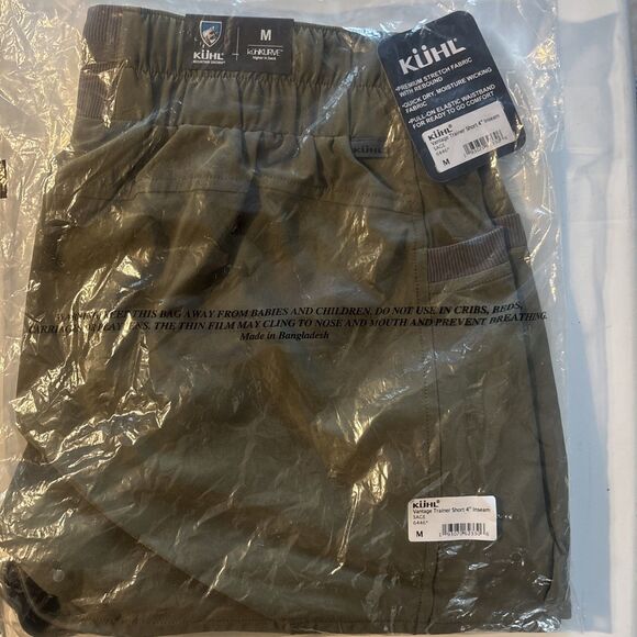 KUHL Women's Vantage Shorts Medium 4” Sage Lightweight Stretch Hiking - Picture 3 of 3